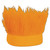 Club Pack of 12 Orange Decorative Party Hairy Headband Costume Accessory - IMAGE 1