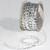 Silver Lamé Small Stars Craft Ribbon 9.5mm x 40 Yards - IMAGE 1
