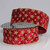 Burgundy Red and Gold Craft Ribbon Trim with Glitzerstern 3" x 20 Yards - IMAGE 2