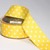 Yellow and White Polka Dotted Grosgrain Craft Ribbon 1.5" x 88 Yards - IMAGE 2
