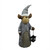 27" Gray and Brown Rustic Finish Reindeer with Lantern Christmas Tabletop Figurine - IMAGE 2