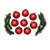 Shiny Glass Christmas Ball Ornaments - 3.25" (80mm) - Red - 8ct - IMAGE 2