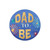 Dad To Be Satin Button Party Favors - 2"- Blue - Set of 6 - IMAGE 1