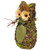 Forest Tree Owl Standing Figurine - 11" - Brown and Green - IMAGE 3