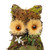 Forest Tree Owl Standing Figurine - 11" - Brown and Green - IMAGE 6