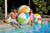 Inflatable 6 Panel Swimming Pool and Beach Ball - 46" - - IMAGE 2