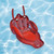 58" Inflatable Red Lobster Swimming Pool Floating Lounge Raft - IMAGE 4