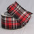 Red and Black Kilt Wired Craft Ribbon 2.5" x 40 Yards - IMAGE 2