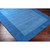 7.5' x 9.5' Solid Blue Hand Loomed Rectangular Wool Area Throw Rug - IMAGE 5