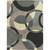 8' x 11' Senzei Spheres Gray and Black Hand Tufted Rectangular Wool Area Throw Rug - IMAGE 1