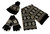 Unisex Black Jacquard Knit Winter Touchscreen Gloves - One Size - IMAGE 2