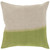 20" Lime Green and Gray Contemporary Square Throw Pillow - Down Filler - IMAGE 1