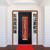 Seasons Greetings Party Door Banners - 4.75' - Red and Gold - Pack of 12 - IMAGE 1