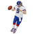 Club Pack of 12 White and Blue Jointed Football Quarterback Cutout Decors 69" - IMAGE 1