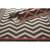 2.25' x 4.5' Chevron Charcoal Gray and Cream Shed-Free Area Throw Rug - IMAGE 4