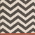2.25' x 4.5' Chevron Charcoal Gray and Cream Shed-Free Area Throw Rug - IMAGE 5