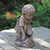 12.25" Solar Powered LED Lighted Boy with Turtle Outdoor Garden Statue - IMAGE 2