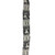 59" Black and Cream Knit Reindeer Nordic Design Christmas Scarf - IMAGE 3