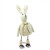 17" Cream White and Tan Bobble Bunny Rabbit Easter Tabletop Figurine - IMAGE 1