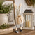 Bobble Rabbit Standing Easter Figure - 17" - Cream and Silver - IMAGE 1