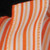 Orange and White Thin Striped Wired Craft Ribbon 0.5" x 60 Yards - IMAGE 1