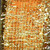 Gold and Orange Edge "Super Flux" Weave Wired Craft Ribbon 1.5" x 13 Yards - IMAGE 1