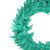 Pre-Lit Teal Green Ashley Spruce Artificial Christmas Wreath, 36-Inch, Clear and Green Lights - IMAGE 3