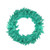 Pre-Lit Teal Green Ashley Spruce Artificial Christmas Wreath, 36-Inch, Clear and Green Lights - IMAGE 1