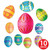 Easter Egg Cutout Party Decorations - 12" - Multicolor - Pack of 240 - IMAGE 5