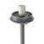 23.25" Gray and White Outdoor Table Top Patio Lamp - IMAGE 2