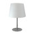 23.25" Gray and White Outdoor Table Top Patio Lamp - IMAGE 1