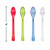 Club Pack of 144 Red and Blue Premium Heavy-Duty Mini Party Spoons 1" - IMAGE 2