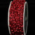 Red Pearls Wired Craft Ribbon Garland 0.25" x 54 Yards - IMAGE 1