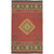 3.5' x 5.5' Traditional Red and Yellow Hand Woven Wool Area Throw Rug - IMAGE 1