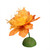 26" Orange and Green Spring Floral Artificial Craft Stem - IMAGE 2