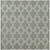 8.75' Gray and Beige Contemporary Square Area Throw Rug - IMAGE 1