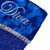 17" Blue and Silver Embroidered 'Diva' Christmas Stocking with Cuff - IMAGE 3