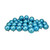 32ct Turquoise Blue Shatterproof Shiny Christmas Ball Ornaments 3.25" (80mm) - IMAGE 1