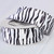 Black and White Zebra Print Wired Craft Ribbon 2" x 22 Yards - IMAGE 2