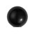 Mini Shiny Finish Glass Christmas Ball Ornaments - 1.5" (40mm) - Black - 40ct - IMAGE 3