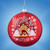 4" Red Angry Birds "Winter Is Here" Christmas Disc Ornament - IMAGE 1