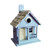 10" Fully Functional Blue Lakeshore Cottage Outdoor Garden Birdhouse - IMAGE 1