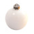 Petite Shiny Finish Glass Christmas Ball Ornaments - 1.25" (30mm) - White - 40ct - IMAGE 1