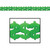 Dollar Sign Hanging Tissue Paper Party Garland -12' - Green - Pack of 12 - IMAGE 1