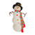 Posable Christmas Snowman Decoration with Scarf - 21" - Multicolor - IMAGE 2