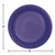 Solid Disposable Round Dinner Plates - 10" - Purple - Club Pack of 240 - IMAGE 2