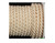 Cream White Braided Cording Wired Craft Ribbon 0.25" x 17 Yards - IMAGE 1