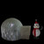 Set of 2 Pre-Lit White Penguin and Igloo Outdoor Christmas Yard Art Decors 45" - IMAGE 2