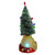 9.5" LED Lighted Green Tree with Smiling Bear Head Figure - IMAGE 2