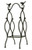 18" Antique-Style Black Table Top Wine Rack with Perched Birds - 3 Bottle Storage - IMAGE 2